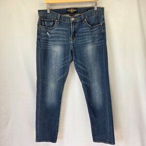 Lucky Brand Sienna  Slim Boyfriend Mid-Rise Jeans Md. Wash Size 10/30  Womens